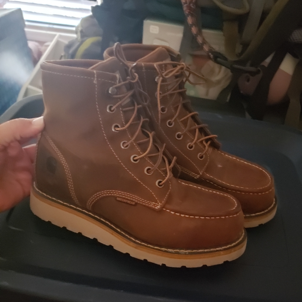 Carhartt Brown Leather Men's Boots
